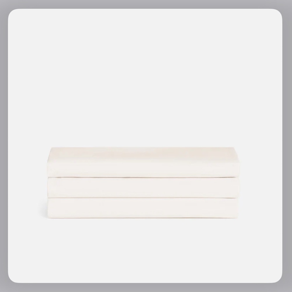 BROOKLINEN Cream Flat Sheet